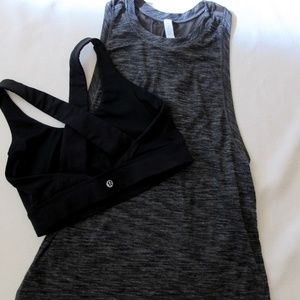 LULULEMON tank top with sports bra